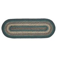 Thumbnail for Pine Grove Jute Oval Braided Table Runner 13