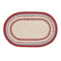Thumbnail for Celebration Jute Braided Oval Placemat 12x18 VHC Brands - The Fox Decor