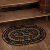 Thumbnail for Farmhouse Jute Braided Rug Oval 20