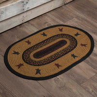 Thumbnail for Heritage Farms Star Jute Braided Oval Rug 20