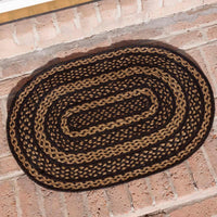 Thumbnail for Farmhouse Jute Braided Rug Oval 20