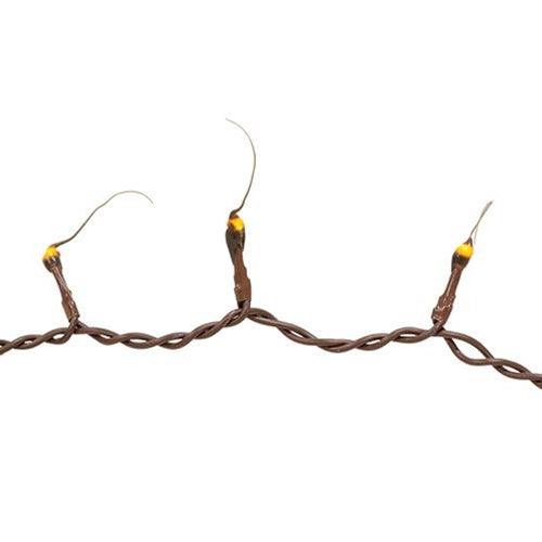 Brown Silicone Teeny Lights, Brown Cord, 50ct - The Fox Decor