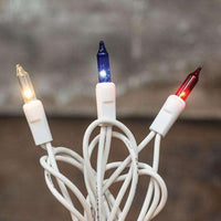Thumbnail for ^^Patriotic Lights, White Cord, 50 ct. - The Fox Decor