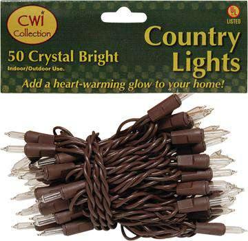 Light Set, Brown Cord, 50ct
