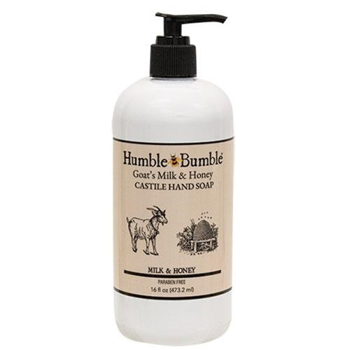 Goat's Milk & Honey Hand Soap, 16 fl oz Humble Bumble