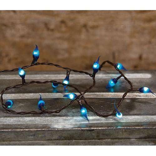 Midnight Blue Silicone Teeny Lights, 20ct - The Fox Decor
