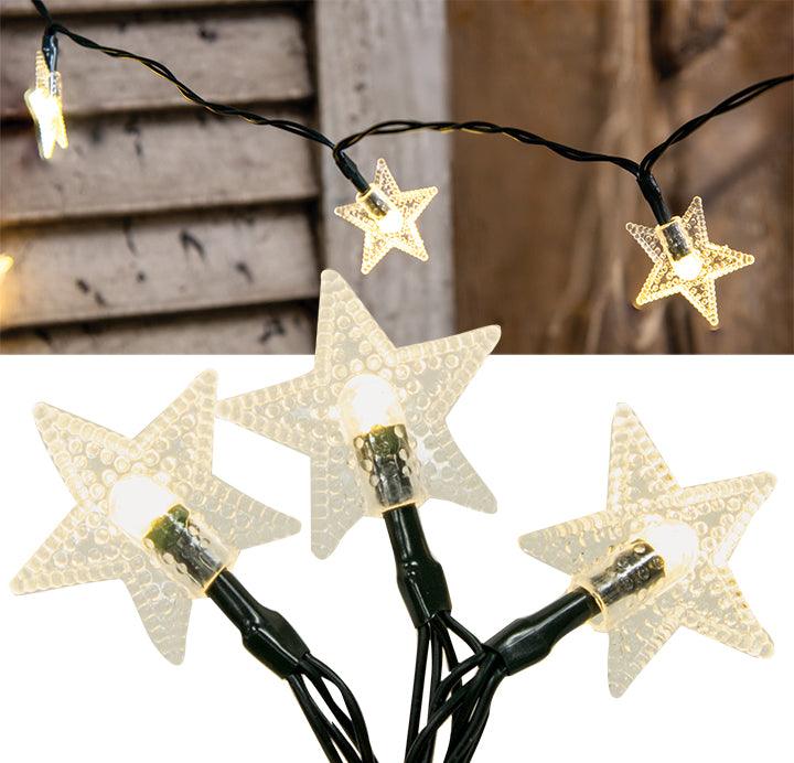 LED Star Lights, 10 Ct, 4.5 ft - The Fox Decor