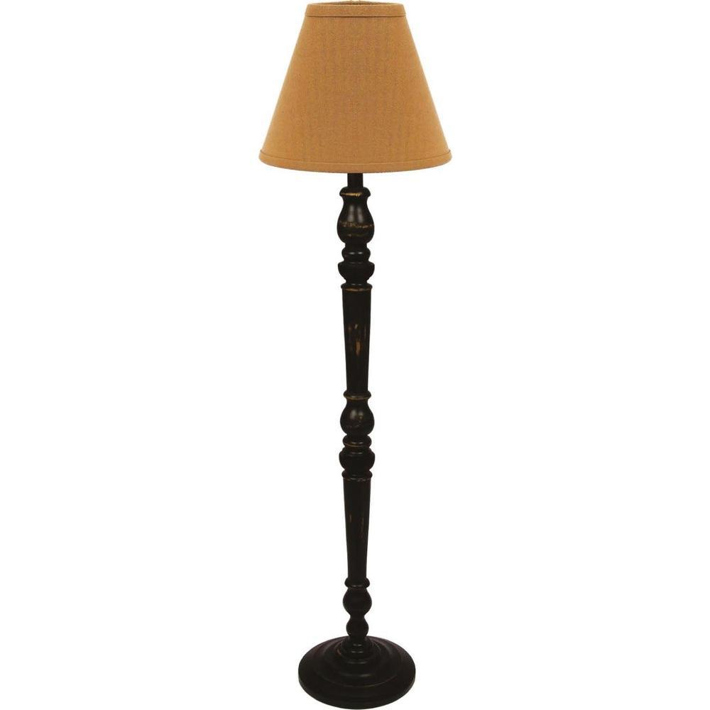 Wilmont Metal Black Floor Lamp ML250011 - The Fox Decor