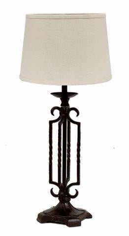 Black Open Metal Table Lamp - Interiors by Elizabeth