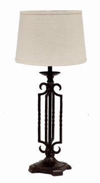 Black Open Metal Table Lamp ML460011 - The Fox Decor