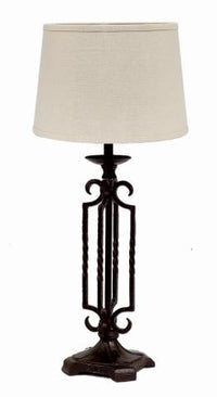 Thumbnail for Black Open Metal Table Lamp - Interiors by Elizabeth