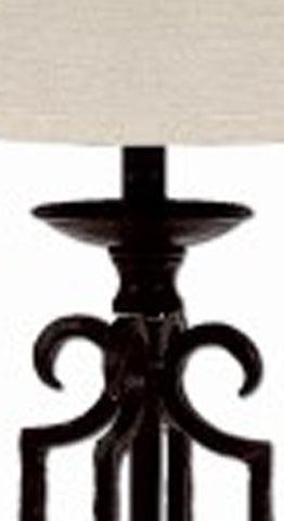 Black Open Metal Table Lamp ML460011 - The Fox Decor