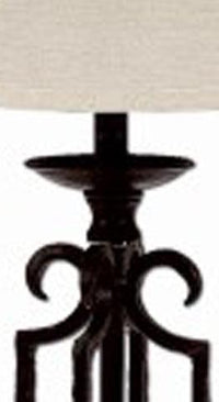 Black Open Metal Table Lamp ML460011 - The Fox Decor