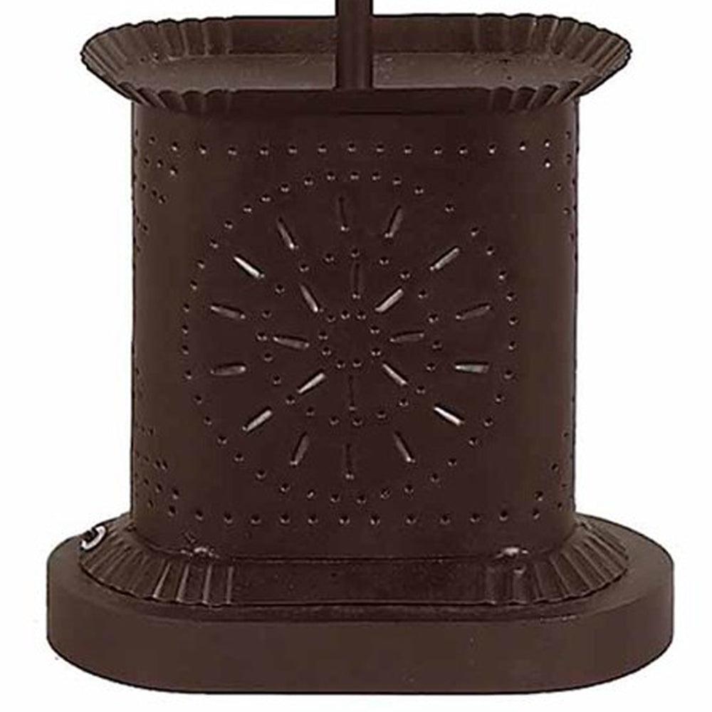 Black Stars Punched Tin Accent Lamp MLGD0020 - The Fox Decor