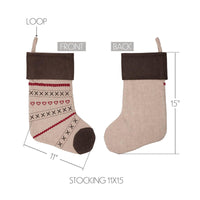 Thumbnail for Merry Little Christmas Stocking 11x15 VHC Brands - The Fox Decor