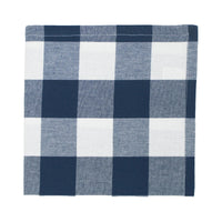 Thumbnail for Buffalo Check Navy Blue Napkin 18x18 - Interiors by Elizabeth