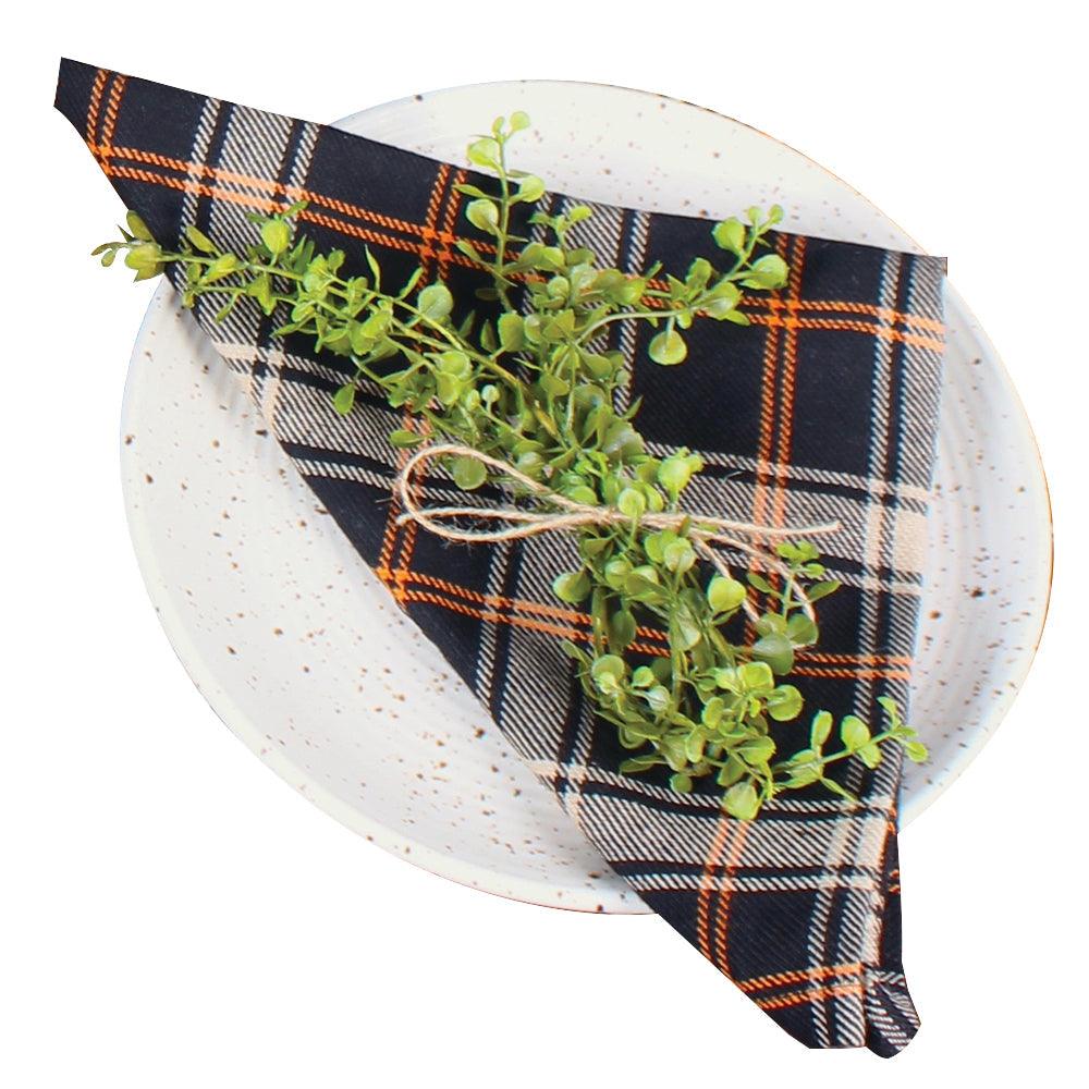 Primitive Fall Plaid Set of Six NK840004 - The Fox Decor