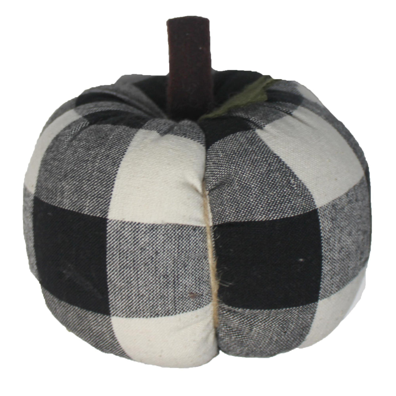 F Buffalo Check Black Pumpkin 6 Inx4 In ON510311 - The Fox Decor