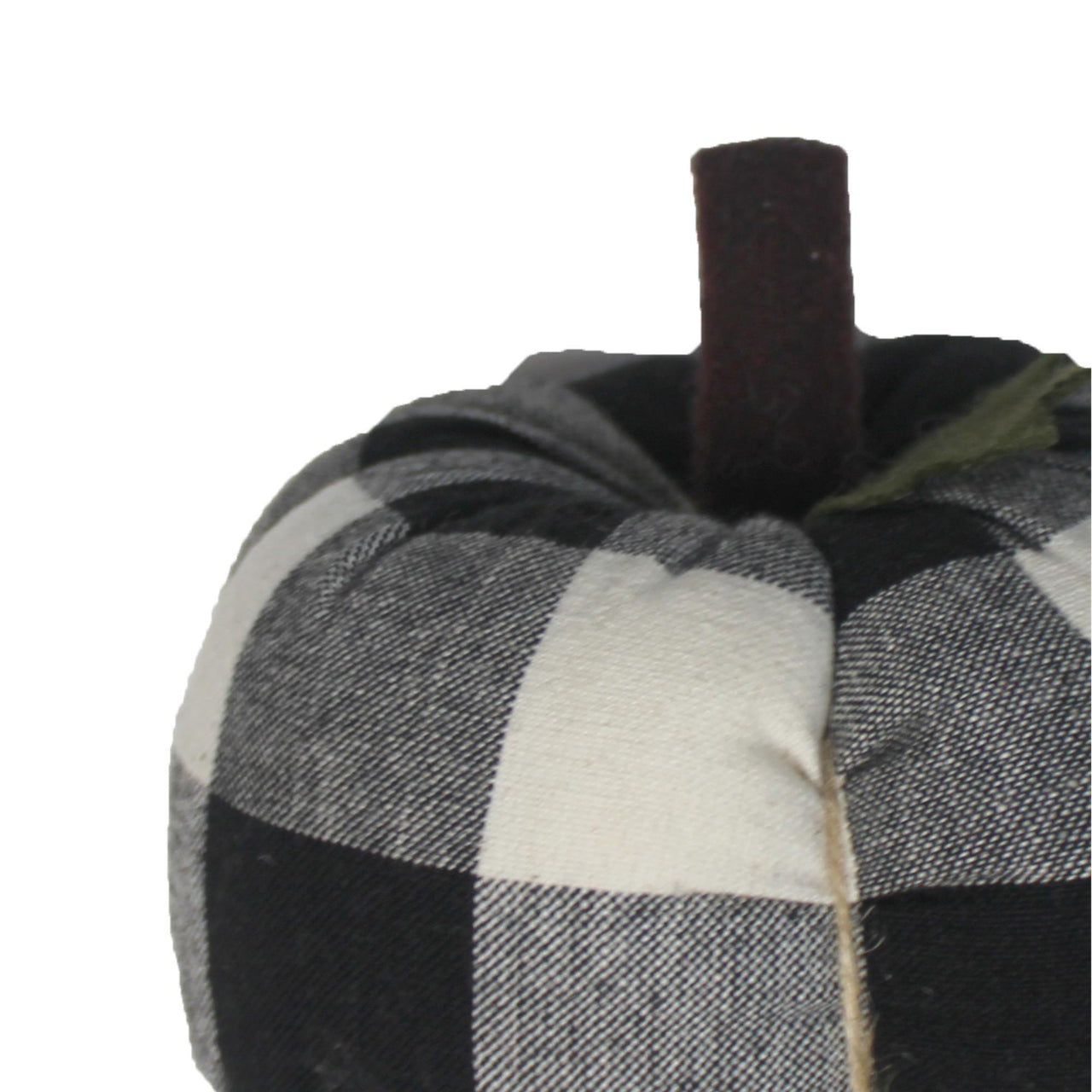 F Buffalo Check Black Pumpkin 6 Inx4 In ON510311 - The Fox Decor