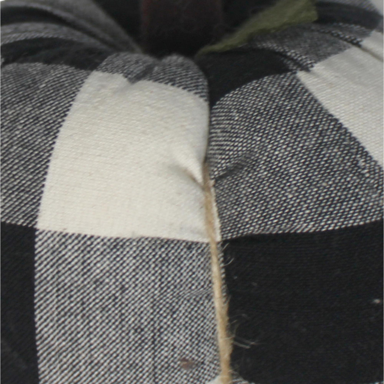 F Buffalo Check Black Pumpkin 6 Inx4 In ON510311 - The Fox Decor