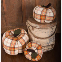 Thumbnail for Cotton Harvest Pumpkin 4x3 Ornament-  Interiors by Elizabeth
