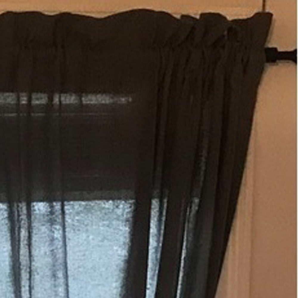 Heirloom 72" X 63" (2 Pcs) (Pair Of Fabric Tiebacks Included) Pewter Unlined P6010065 - The Fox Decor