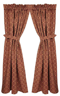 Thumbnail for Barn Red Tan Marshfield Jacquard 63