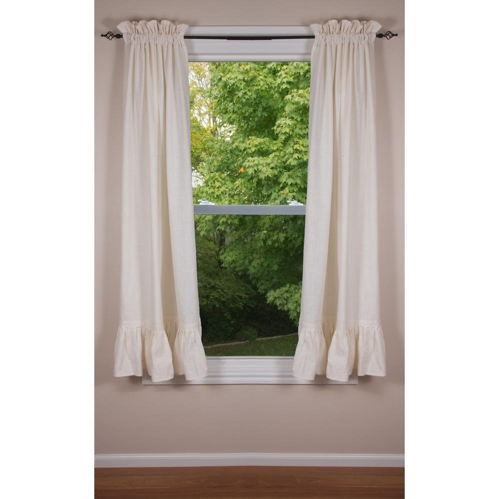 Meadowpark Panel 63 Unlined Ruffle Bottom P6111000 - The Fox Decor