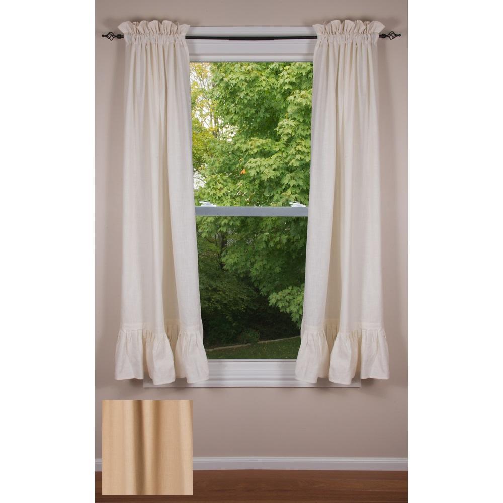 Meadowpark Panel 63 Unlined Ruffle Bottom P6111012 - The Fox Decor