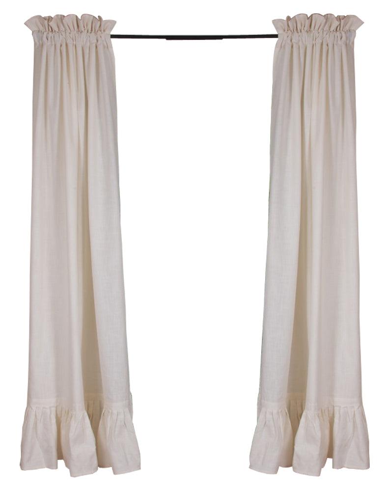 Meadowpark Panel 63 Unlined Ruffle Bottom P6111012 - The Fox Decor