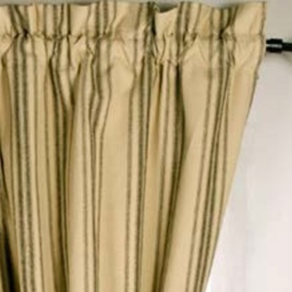 Grain Sack Stripe Oat Black 63