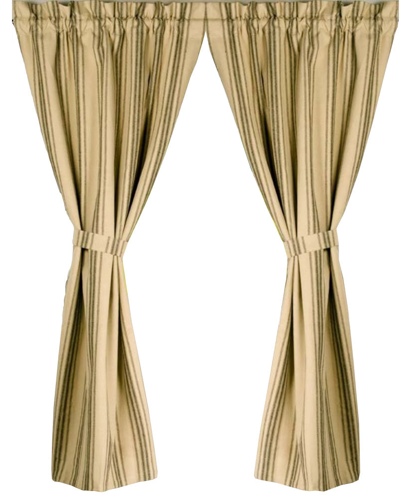 Grain Sack Stripe Oat Black 63