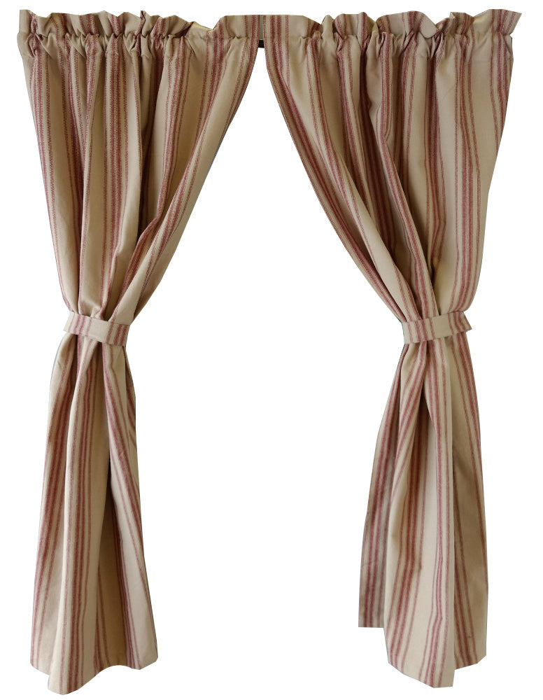 Oat Barn Red Grain Sack Stripe 63