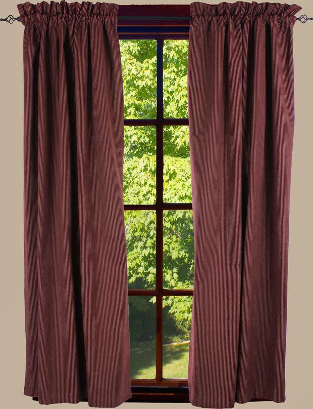 Primitive Ticking Wine Wine Panels P6236218 - The Fox Decor