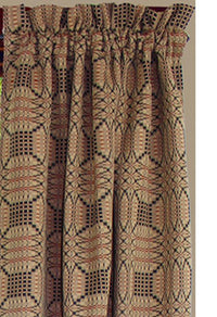 Thumbnail for Trenton Jacquard Nutmeg Black Red Panels P6243025