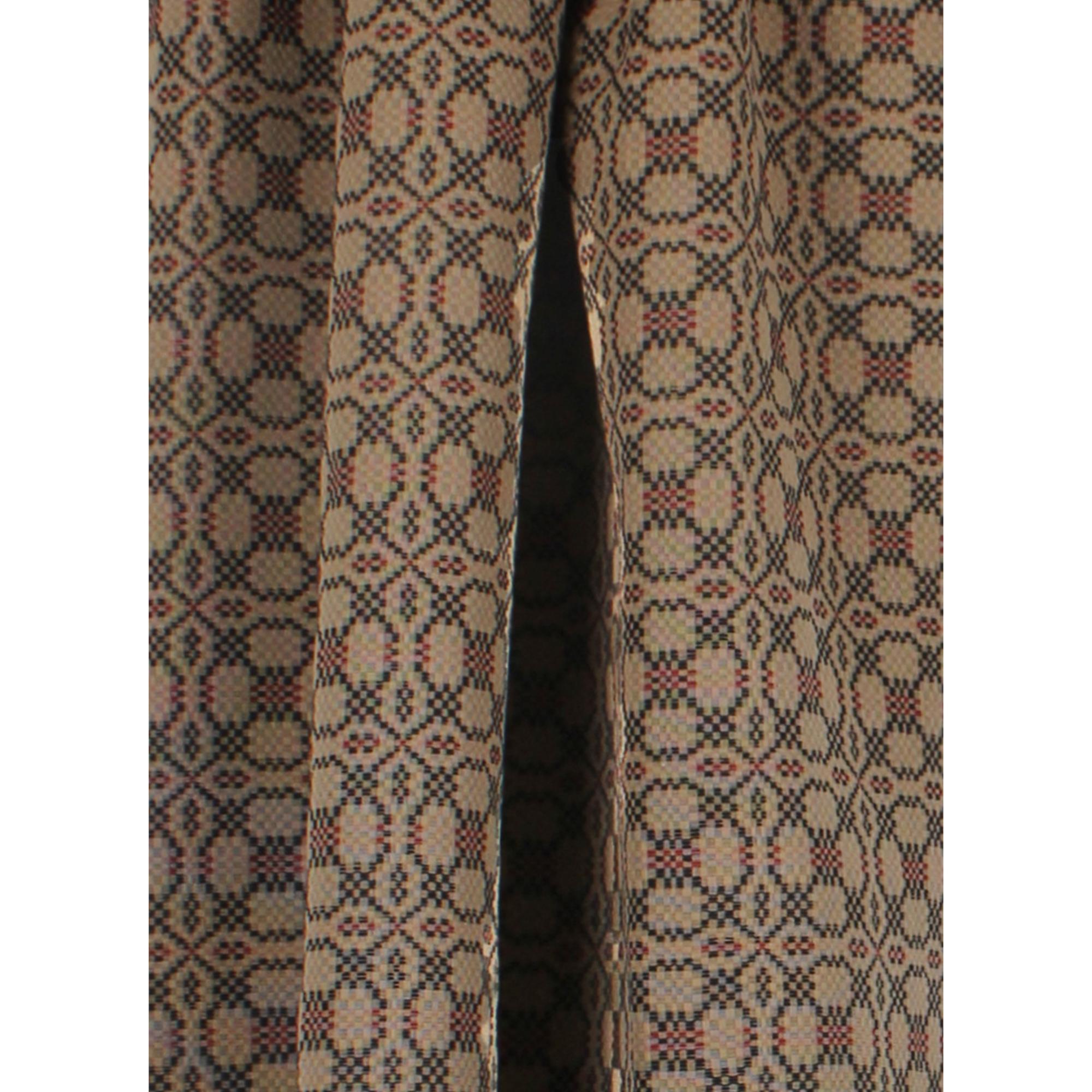 Kendall Jacquard Black 63 In Panels P6280011 - The Fox Decor