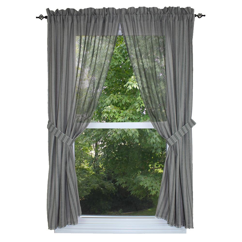 Gristmill - Gray Panels Unlined P6520012U - The Fox Decor