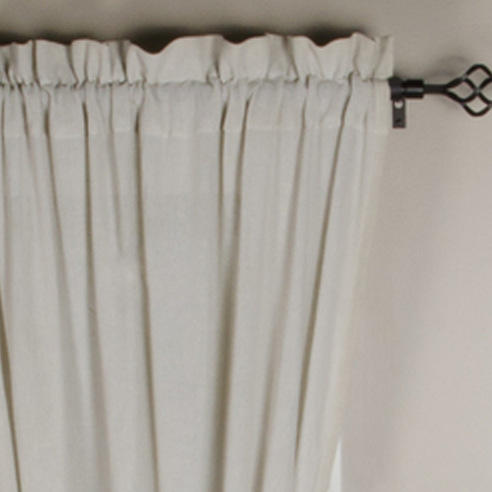 Grey Heirloom Drapery 86" Panels Unlined P8010083 - The Fox Decor