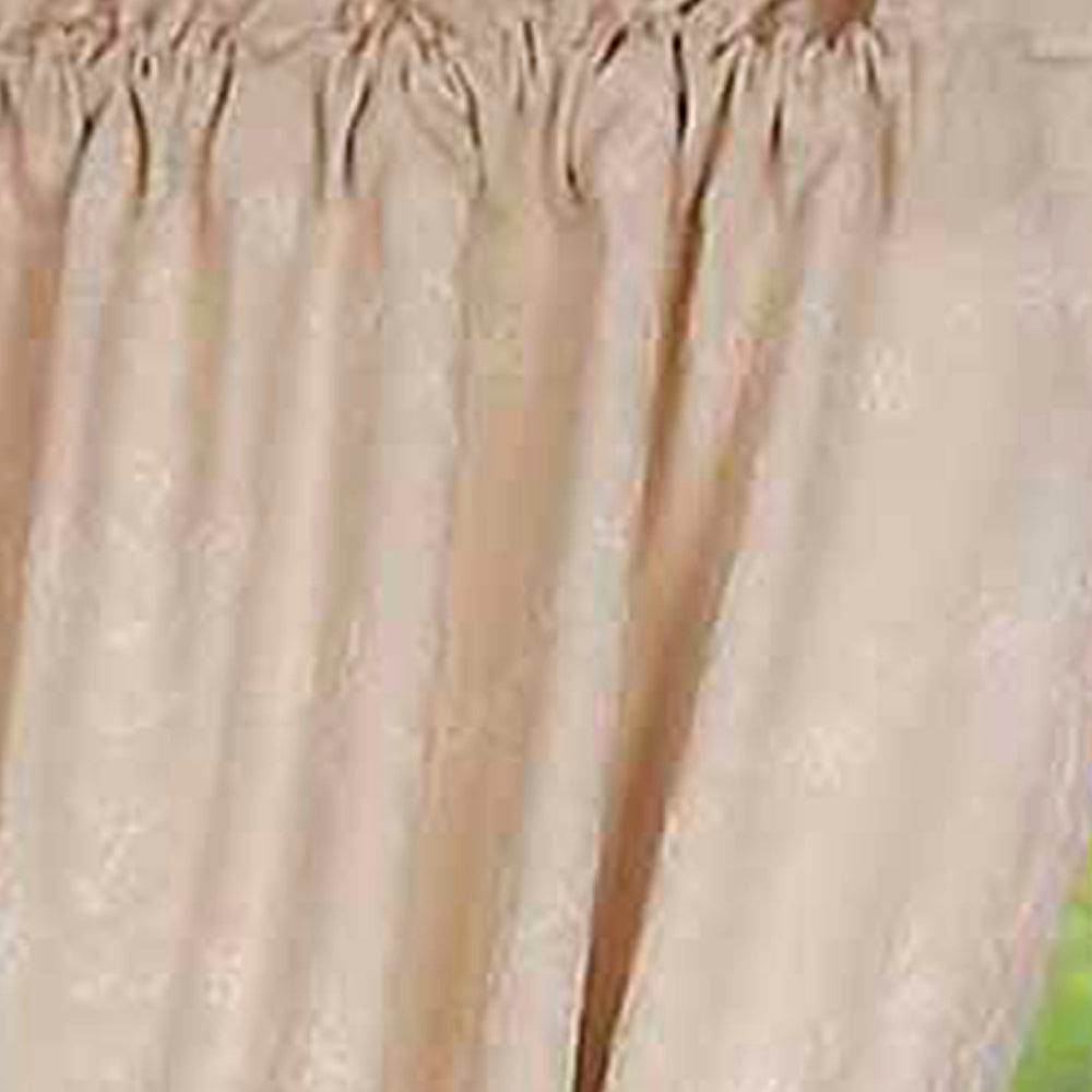 Cream Candlewicking Cream Drapery 86" Panels Lined P8430005 - The Fox Decor
