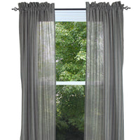 Thumbnail for Gristmill - Gray Drapery Panels Unlined P8520012U