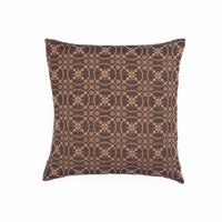 Thumbnail for Black-Tan Marshfield Jacquard Pillow Cover - Interiors by Elizabeth