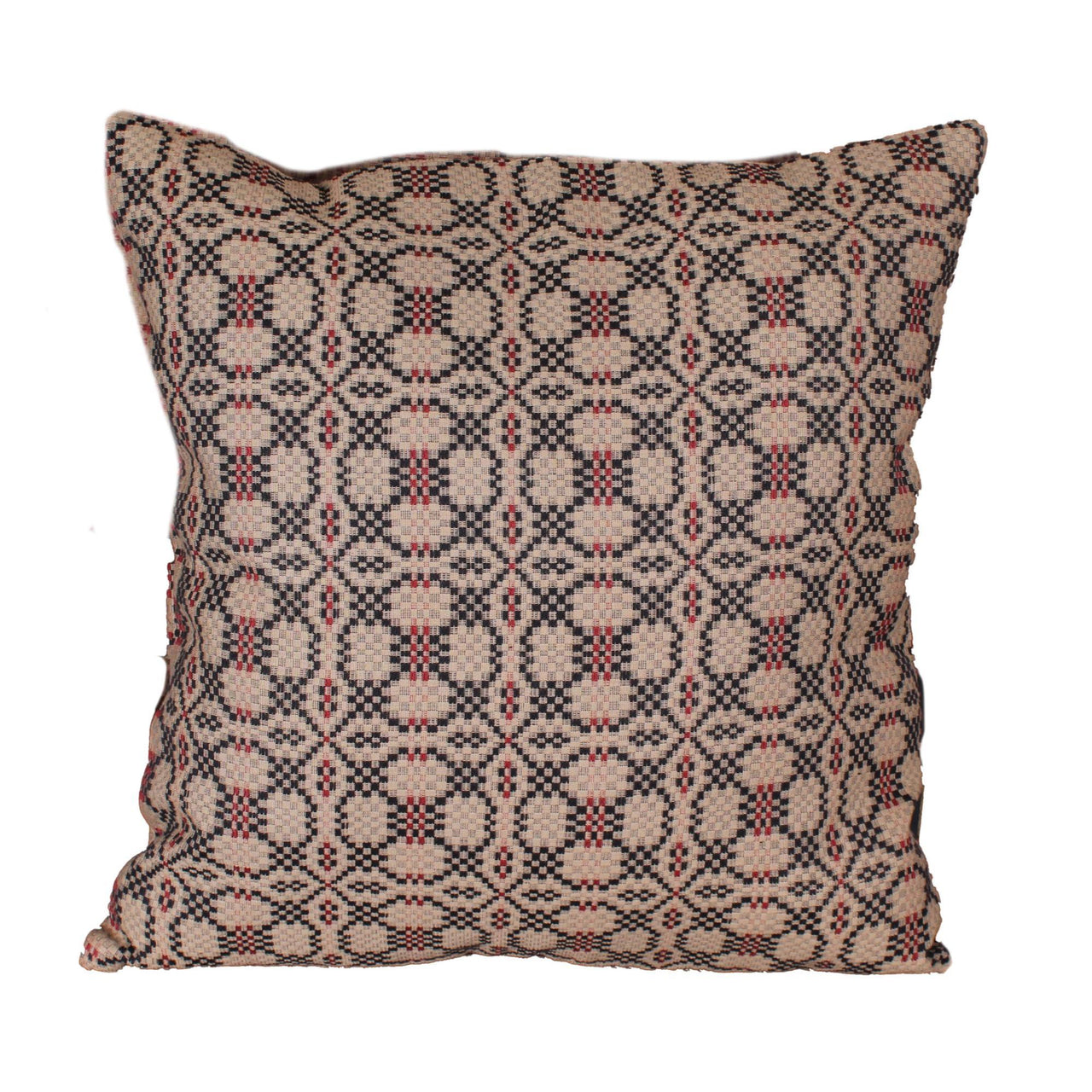 Kendall Jacquard Black Pillow Cover 18 In PC280011 - The Fox Decor