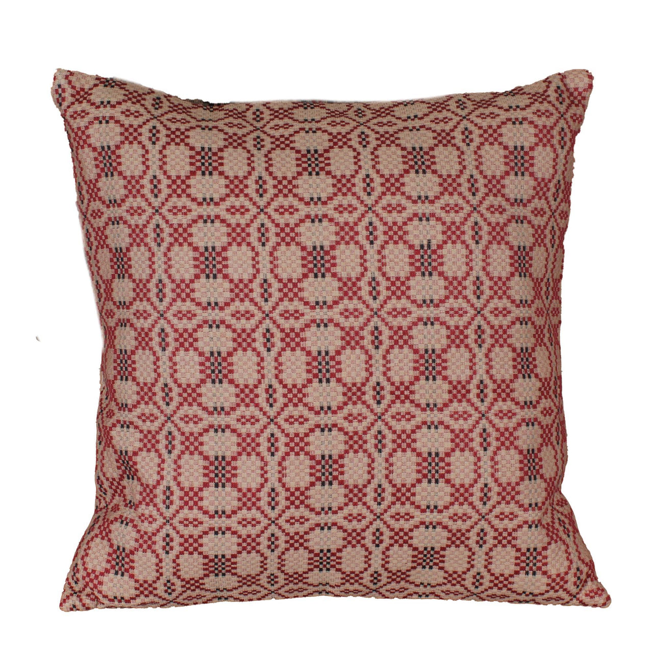Kendall Jacquard Red Pillow Cover 18 In PC280017 - The Fox Decor