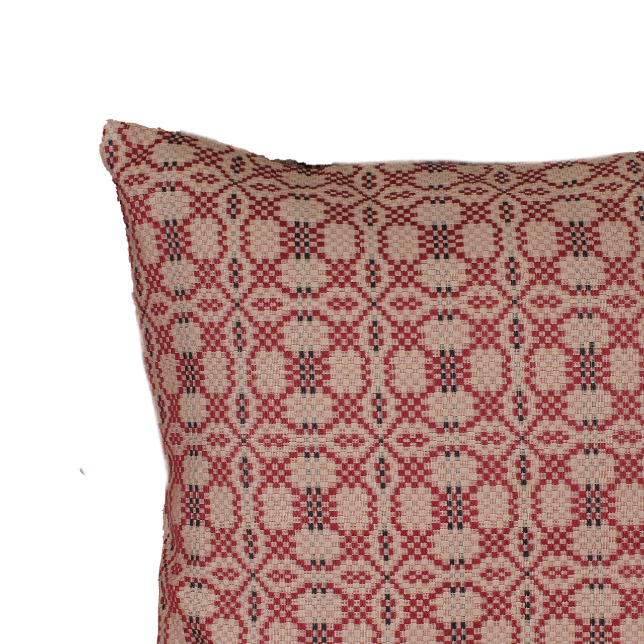 Kendall Jacquard Red Pillow Cover 18 In PC280017 - The Fox Decor