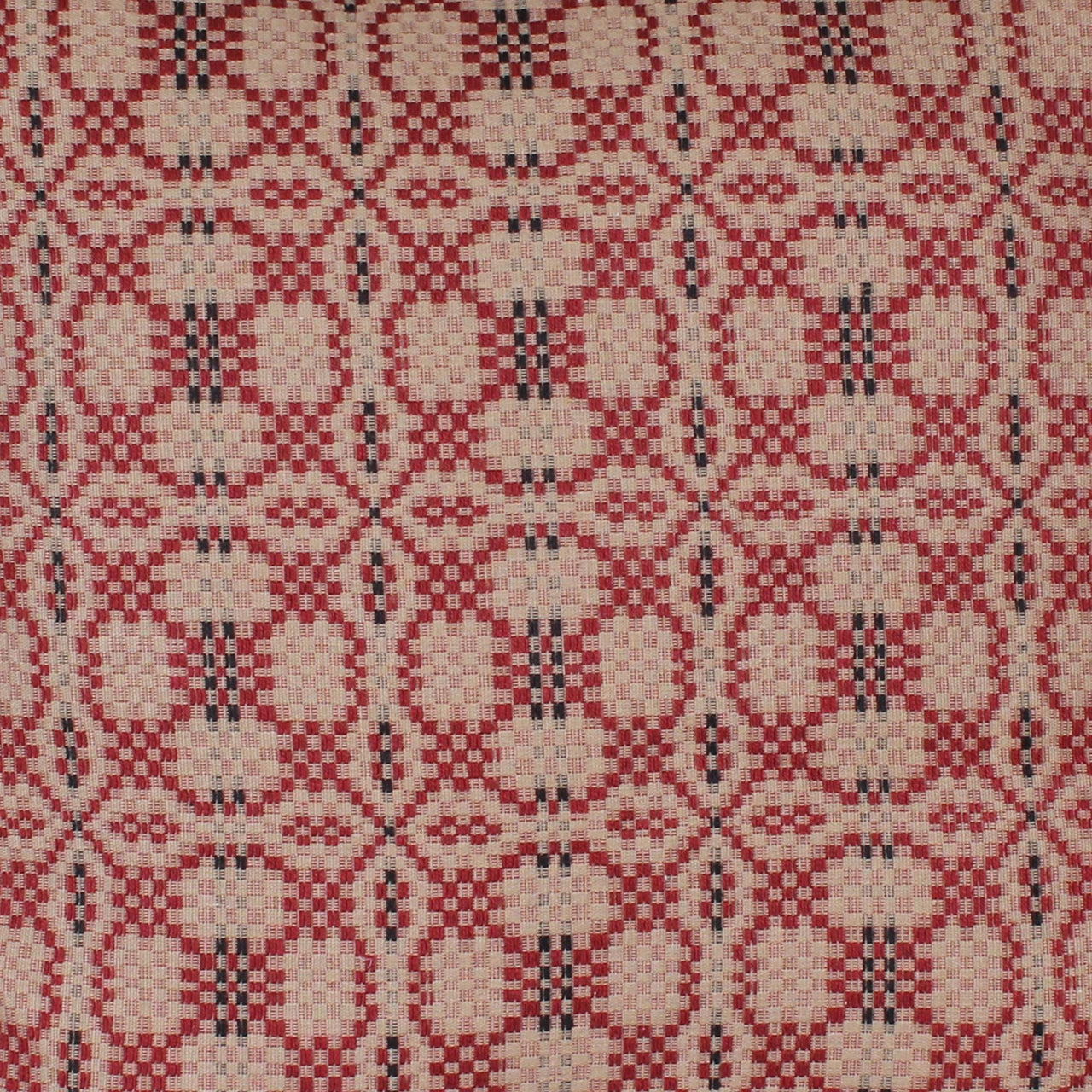 Kendall Jacquard Red Pillow Cover 18 In PC280017 - The Fox Decor