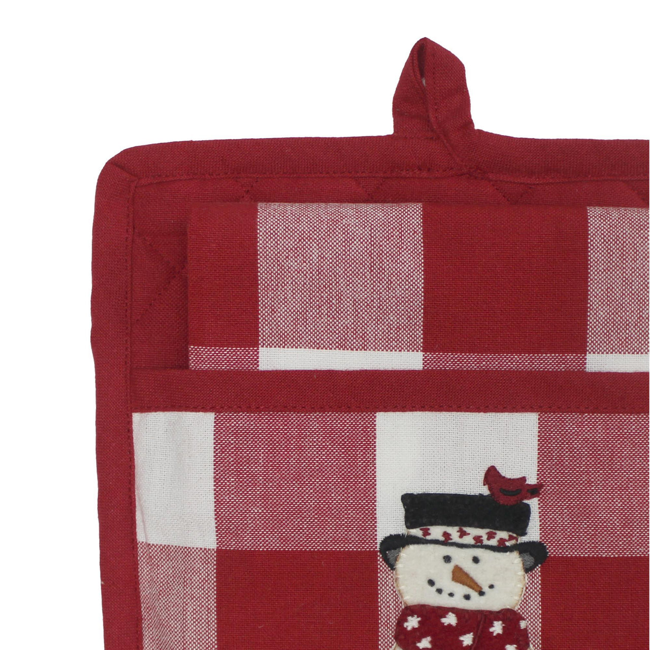 C Snow Friends Cardinal Pocket Potholder Set PH770025 - The Fox Decor