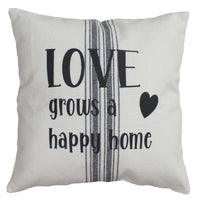 Thumbnail for Love Grain Sack 14 Inx14 In Pillow PL000056 - The Fox Decor