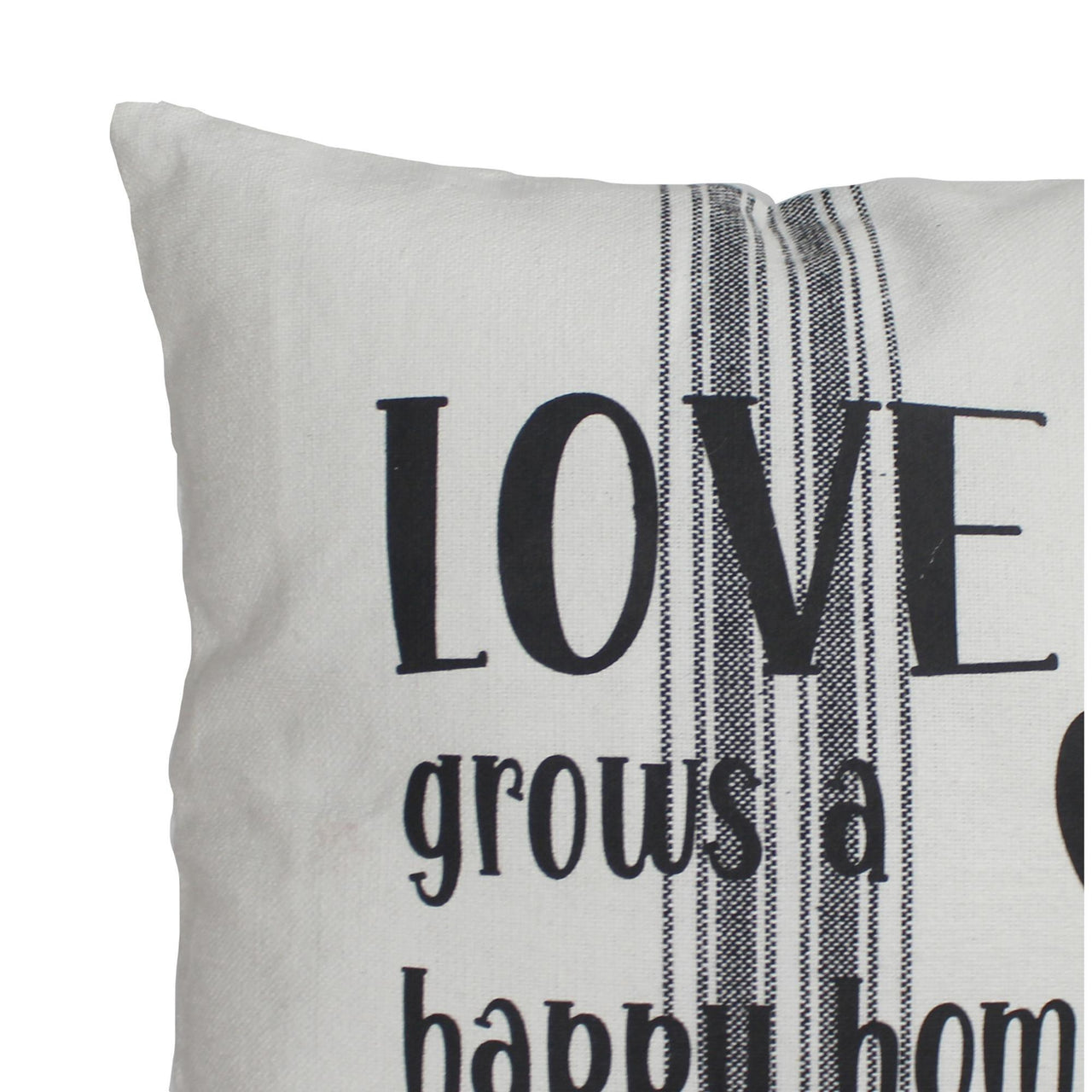Love Grain Sack 14 Inx14 In Pillow PL000056 - The Fox Decor