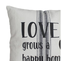 Thumbnail for Love Grain Sack 14 Inx14 In Pillow PL000056 - The Fox Decor