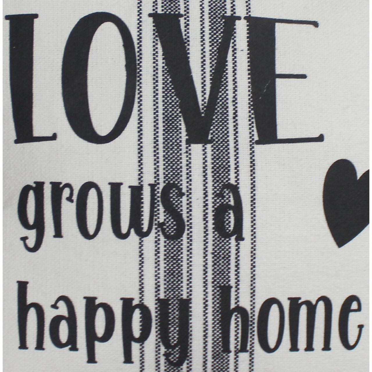 Love Grain Sack 14 Inx14 In Pillow PL000056 - The Fox Decor